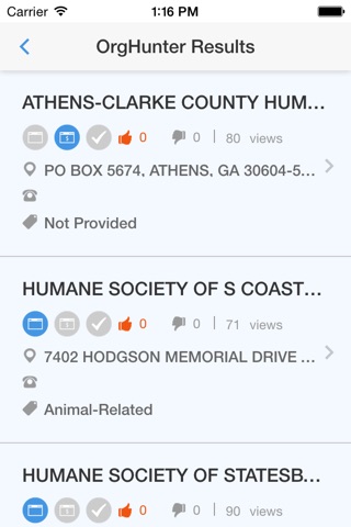 Charity Search screenshot 3