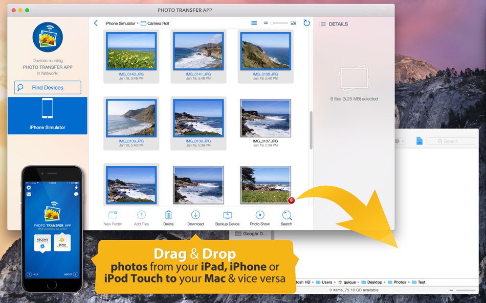 #5. Photo Transfer App (macOS) By: Mobileware Studio SL
