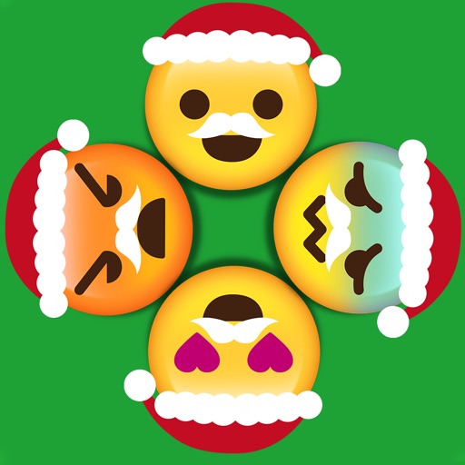 Christmas Emoji Circle Wheels : Become A Symbol Icons Art Spinner On This Happy Holidays Icon