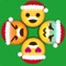 Christmas Emoji Circle Wheels : Become A Symbol Icons Art Spinner On This Happy Holidays
