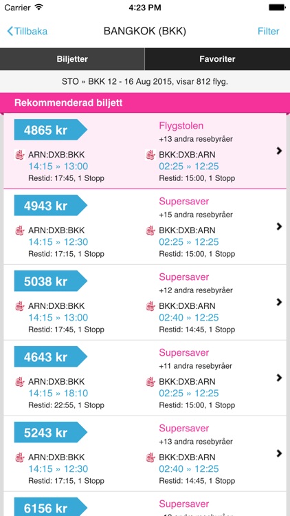 Alla Flygbiljetter