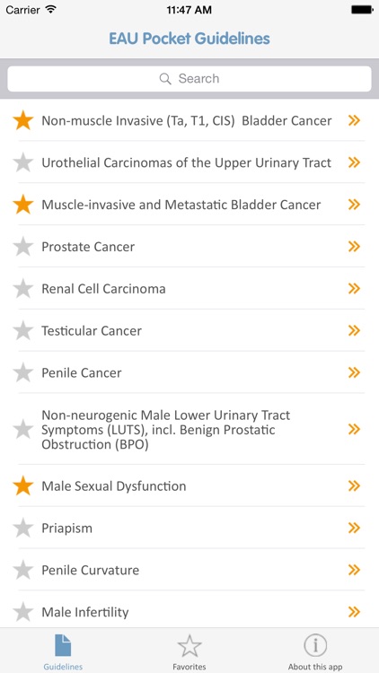 EAU Pocket Guidelines