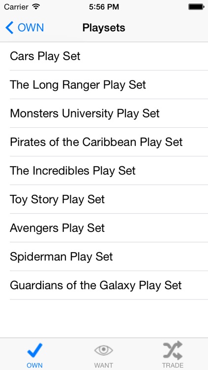 Infinity Tracker