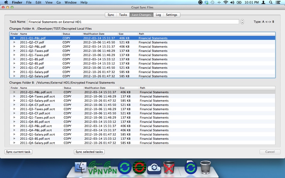 #3. Crypt Sync Files (macOS) 由: VADIM ZYBIN