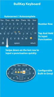 bullkey - convenient keyboard with number row айфон картинки 2