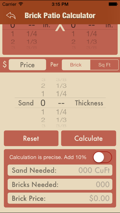 Brick Patio Calculatorのおすすめ画像2