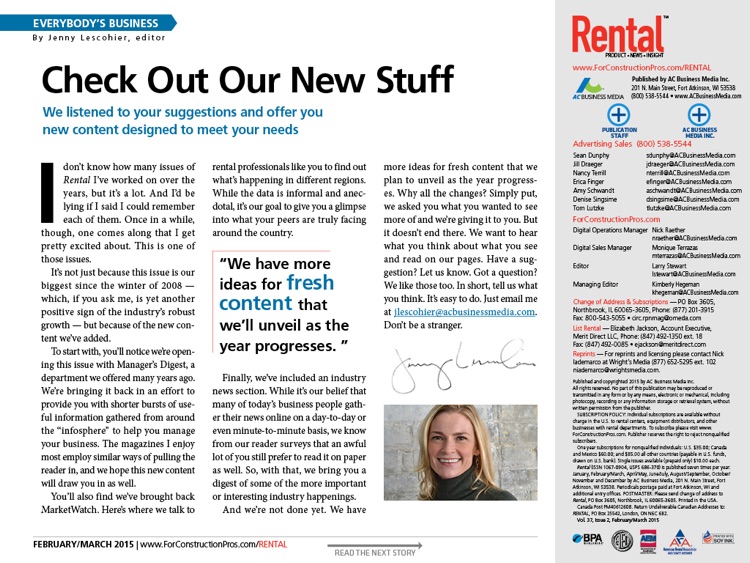 Rental Magazine