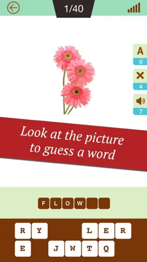 500 English Words Challenge Quiz Game With Picture - Learn English Words Fun And Easy. iPhone Ekran Görüntüsü 2
