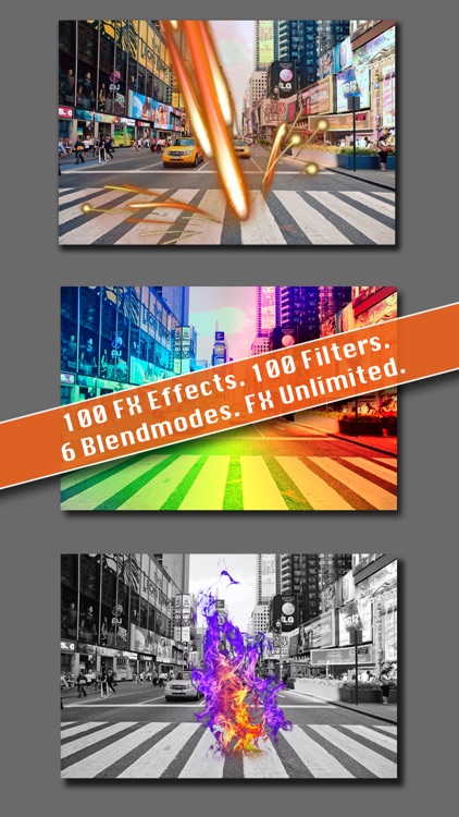 TwoPics FX - ultimate photoblend editor to union two photo, add effect elements and color filter