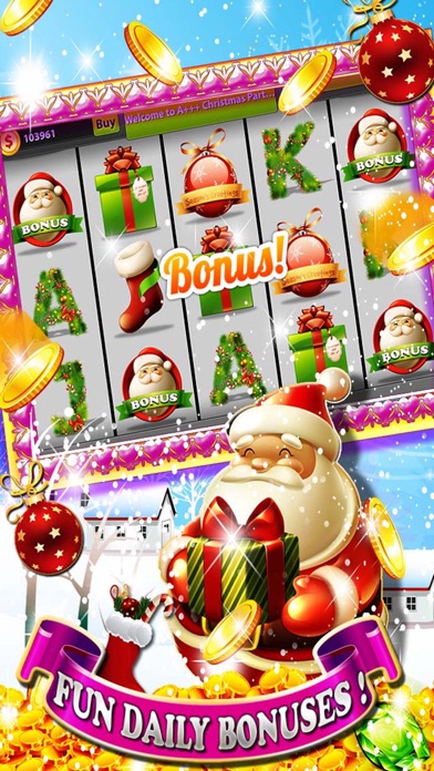 A+++ CHRISTMAS PARTY SLOTS : FREE SLOT MACHINE GAME WITH BIG HIT JACKPOT 1.0 IOS CASINO A+++ CHRISTMAS PARTY SLOTS : FREE SLOT MACHINE GAME WITH BIG HIT JACKPOT 1.0 IOS