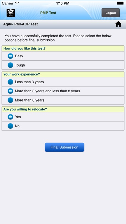 PMP Test screenshot-3