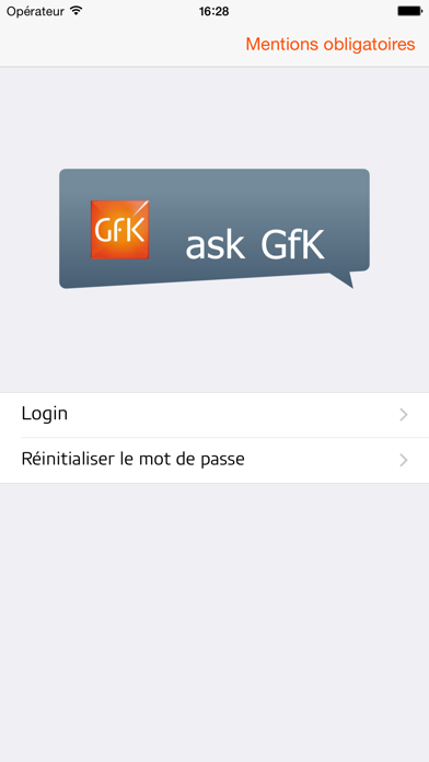 Screenshot #1 pour ask GfK