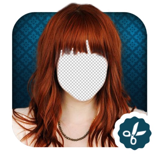 Salon Hairstyle Makeover Photo Montage FREE icon