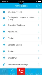First Mobile Aid screenshot #3 for iPhone