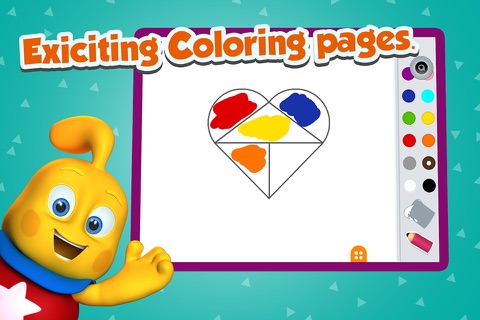 Kidfinity Pots & Paints: Drawing, Coloring & Painting Book for Kids in Preschool & Kindergarten screenshot 2