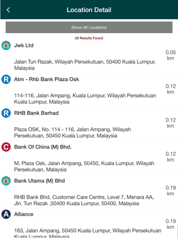 Nearby Locator - Place Finder iPad screenshot