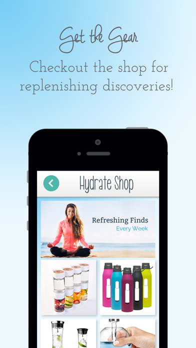 Hydrate Daily - Water Log Tracker & Reminders iPhone screenshot