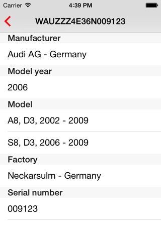 Audi Decoder screenshot 2