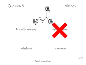 Basic Organic Chemistry Symbols Quiz screenshot #4 for iPad