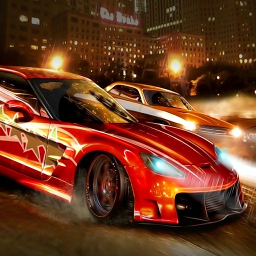 A Crazy City Racing Real Sports Car Traffic Racer Game Icon