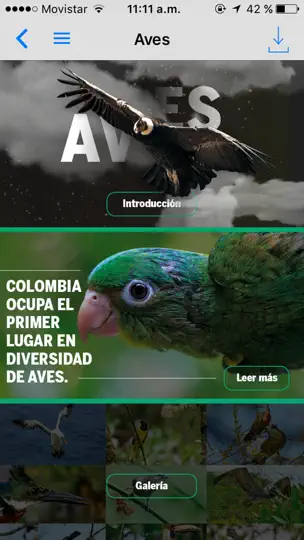 Captura de pantalla de Colombia, Paraíso De La Biodiversidad. en iPhone 2
