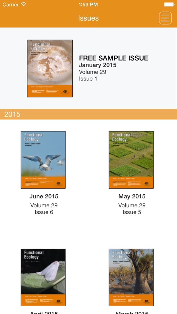 【图】Functional Ecology(截图2) 【图】Functional Ecology(截图2)