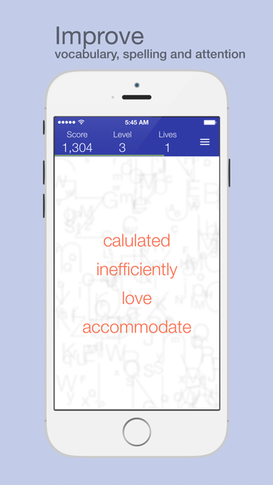 Find the Mistake: English — improve your vocabulary, spelling and attention iPhone screenshot 5 - Games app