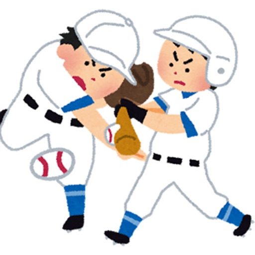 two-people baseball icon