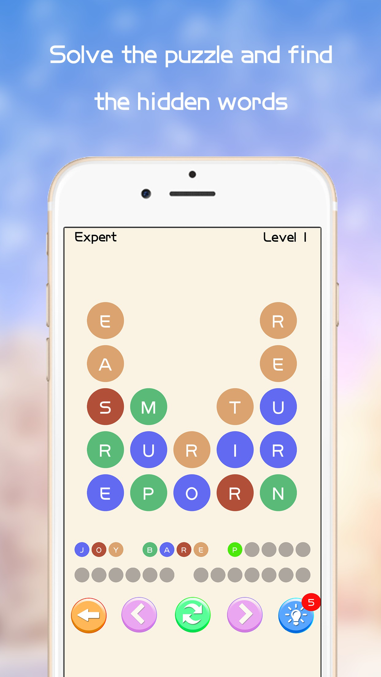 Word Dots - Find Target Words, Brain Challenge Puzzles