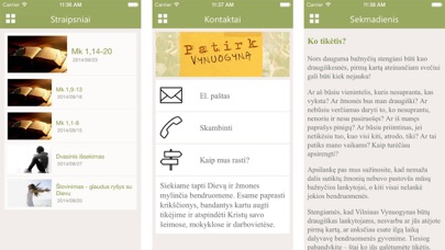 Screenshot 1 of Vynuogynas App