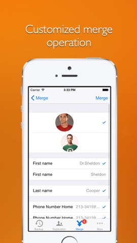 Remove duplicate contacts  -- Support backup and merge now!のおすすめ画像4