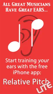 relative pitch free interval ear training - intervals trainer tool to learn to play music by ear and compose amazing songs iphone screenshot 1