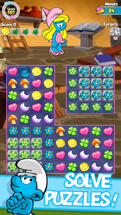 Smurfette's Magic Match