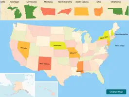 Game screenshot USA Map Puzzle - Map the States apk