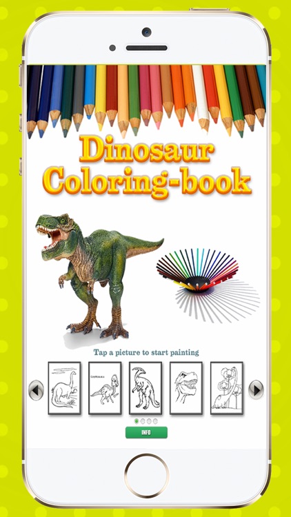 Coloring Book Dinosaurs