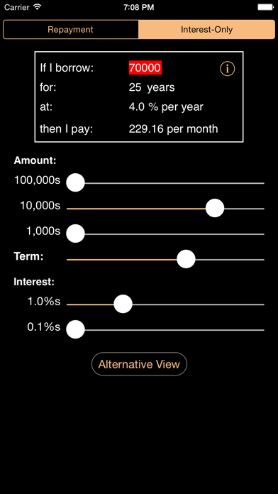 How to cancel & delete Mortgage Calculator from Andrew's Toolkit from iphone & ipad 2