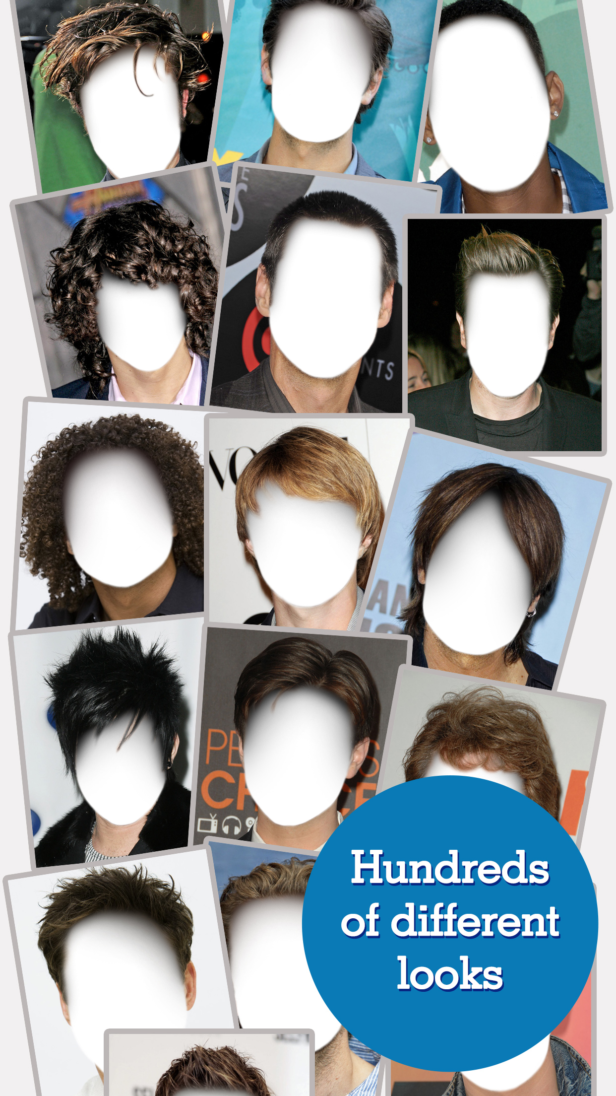 FACEinHOLE® Hairstyles for Men - Change your haircut and try a cool new look screenshot 2