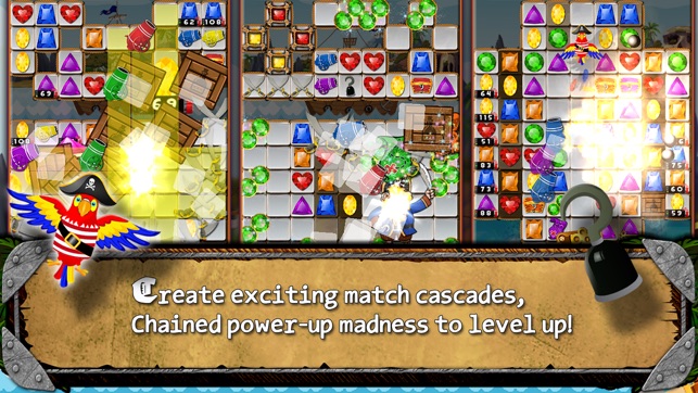 Pirate Drops - Match three puzzle(圖5)-速報App