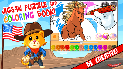 AAAmazing Wild Animal Puzzle and Coloring Book – PREMIUM EDITION of Mr. Pepper's jigsaw puzzles for kids and toddlers with animals of North America Screenshot 2