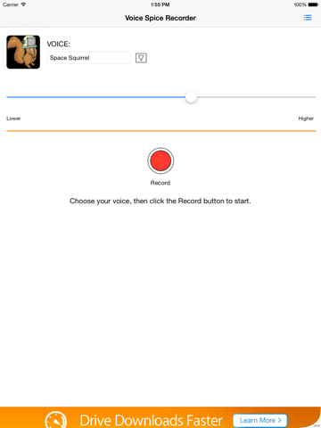 Screenshot #4 pour Voice Spice Online Recorder