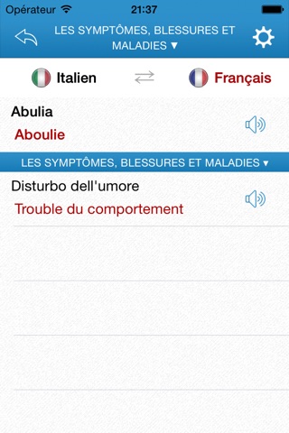 Dictionnaire médical pour voyageurs français-italien screenshot 4