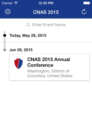 CNAS 2015 Annual Conference screenshot 2