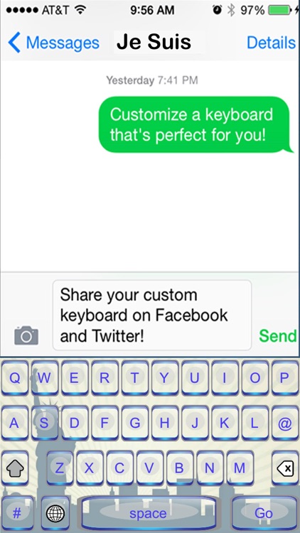Je Suis Free Custom Keyboard screenshot-4