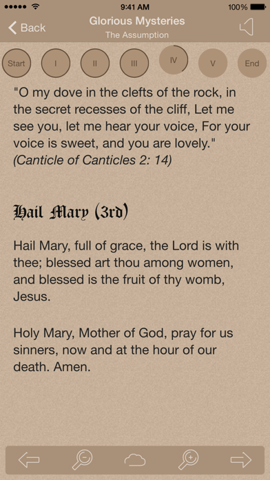Scriptural Rosary review screenshots