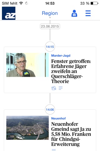Aargauer Zeitung News screenshot 3