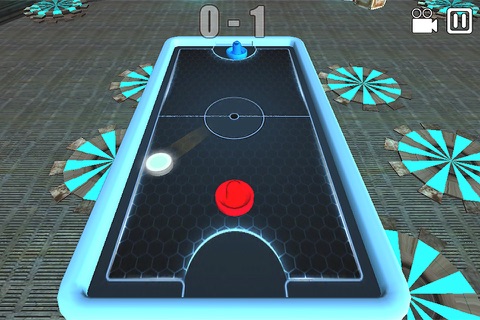 Glow Air Hockey Saga Free! 1 2 3 screenshot 4