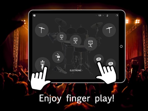 Virtual Drums PRO iPad screenshot