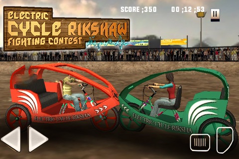 Electric Cycle Rickshaw Fighting Contest screenshot 3