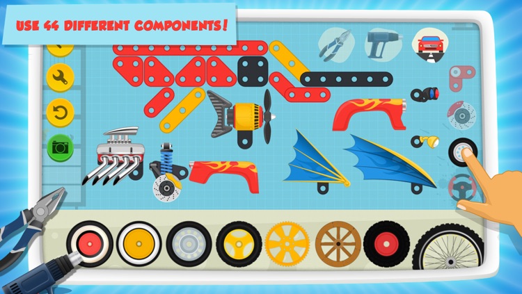 Car Maker Games: Fun Free Simulator Games for Kids Boys & Girls. Build, Make & Play Vehicles