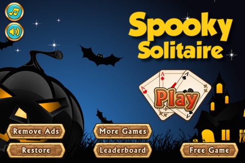Spooky Solitaire - Classic Tri Tower Soliter Halloween Game screenshot 2